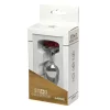 Star Collection Anál plug Széles, stabilis, rózsakvarc L ezüst