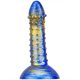 Dildo Fantasy Saperli – érzéki kék-arany dizájn 16 cm