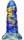 Torff Dildo - prémium kék-arany színű szilikon játék 16cm