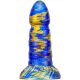 Dildo Torff 16 x 5.8cm kék-arany