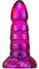 Torff – prémium, 16 cm fekete-lila dildó