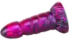 Torff – prémium, 16 cm fekete-lila dildó