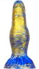 Dildo Fantasy Duxel – prémium kék-arany élmény 17 cm