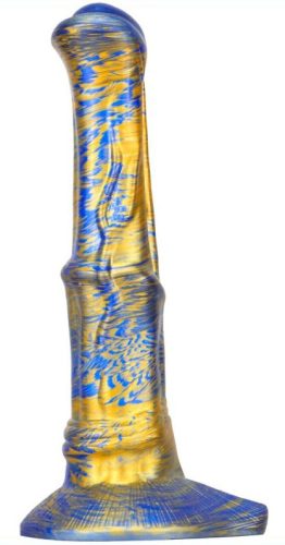 Joll – prémium kék-arany dildó, 23 cm hosszú