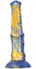 Joll – prémium kék-arany dildó, 23 cm hosszú