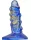 Dildo Fantasy Bulstrix – prémium kék-arany dildó 15cm