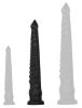 Oktoop M – prémium fekete dildo 43 cm hosszú