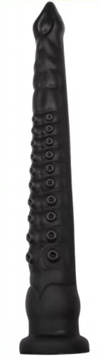Oktoop M – prémium fekete dildo 43 cm hosszú