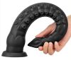 Oktoop M – prémium fekete dildo 43 cm hosszú