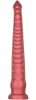 Oktoop M – prémium, 43 cm-es piros dildo