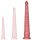 Oktoop L – prémium piros dildo 52 x 7,5 cm