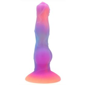 Fantasy Lumy Wolf – foszforeszkáló dildó 19 x 6,3 cm