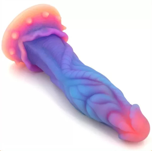 Lumy Pop – foszforeszkáló vibrátor, 19 x 5.6 cm