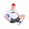DOM SneakFreaxx – prémium fehér zoknik érzéki stílusban