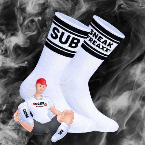 Sneakfreaxx White Sub Socks – prémium zokni különleges stílusban