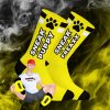 WOOF PUPPY - sárga kutyás zokni, stílusos kényelembe