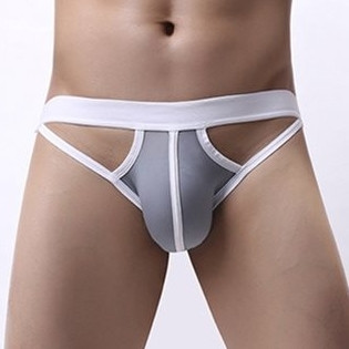 Jockstrap Mini – stílusos szürke férfi alsónemű