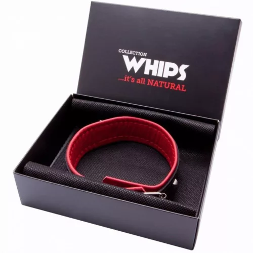 Whips Bilincs Állítható 38-44 cm Fekete bőr 4 cm széles