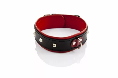 Whips Bilincs Állítható 38-44 cm Fekete bőr 4 cm széles