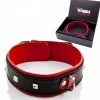 Whips Bilincs Állítható 38-44 cm Fekete bőr 4 cm széles