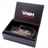 Whips Paskoló Natúr bőr 120 cm fekete