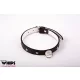 Whips nyakörv bőr, állítható 36-42 cm fehér 2 cm széles