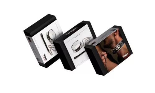 Kikötő szett nyakörv szegecselt 42-50 cm konyakbarna pórázzal 120 cm