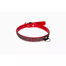 Whips Kötöző Csillogó, Állítható 2 cm piros
