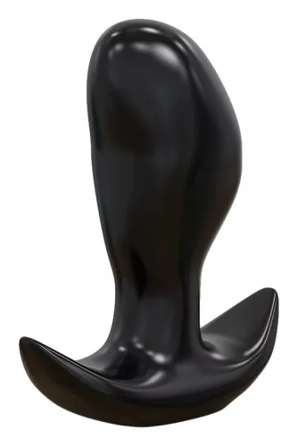 Frijo L – prémium fekete anális dugó 15 x 7 cm
