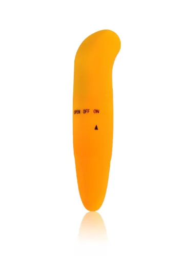 Mini vibrátor G-pont stimuláló 12 cm narancs