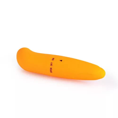 Mini vibrátor G-pont stimuláló 12 cm narancs