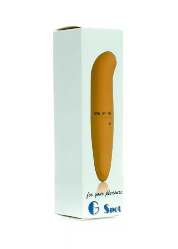 Mini vibrátor G-pont stimuláló 12 cm narancs