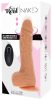 Naked Real – vibráló, push-up dildó (16,5 x 4 cm)