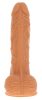 Naked Real – vibráló, push-up dildó (16,5 x 4 cm)
