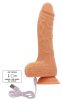 Naked Real – vibráló, push-up dildó (16,5 x 4 cm)