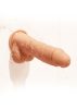 Naked Real – vibráló, push-up dildó (16,5 x 4 cm)