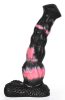 Dildo Animal Arhulf 21 x 6cm Fekete-rózsaszín