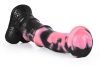 Ponulf Dildo – érzéki állatos vibrátor, fekete-rózsaszín