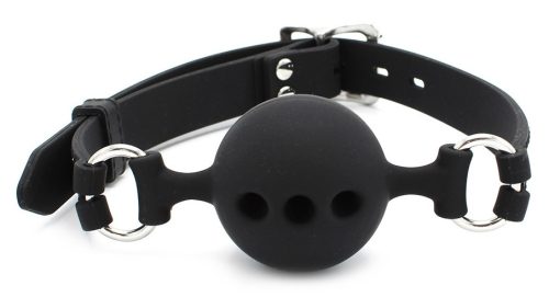 Pierced Ball Gag – érdekfeszítő 43 mm-es golyóbiggyes