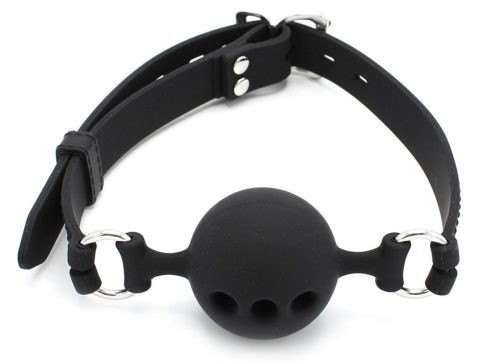 Pierced Ball Gag – érdekfeszítő 43 mm-es golyóbiggyes