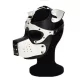 Puppy Dog Mask – stílusos fekete-fehér álarc