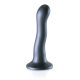 Ultra puha szilikon görbe G-Spot Dildo - 7'' / 17 cm