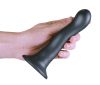 Ultra puha szilikon görbe G-Spot Dildo - 7'' / 17 cm