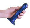 Ultra puha szilikon görbe G-Spot Dildo - 7'' / 17 cm