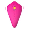 Silicone vibrátor és pulzátor vezeték nélküli vezérlés, fűthető 10 mód USB töltésű fekete