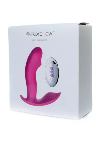 Silicone vibrátor és pulzátor vezeték nélküli vezérlés, fűthető 10 mód USB töltésű fekete