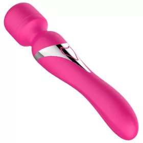   Stymulator Dual Massager Pulsátor Rezgő Pulsáló USB töltés rózsaszín