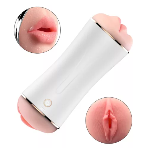 B Series Vibráló maszturbátor USB töltéssel dupla véggel
