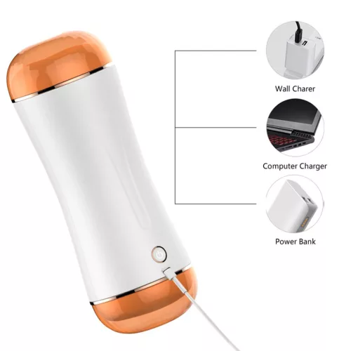 B Series Vibráló maszturbátor USB töltéssel dupla véggel