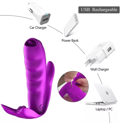 Szexjáték Szilikon vibrátor USB töltés 7 rezgésfokozat fűthető vízálló rózsaszín